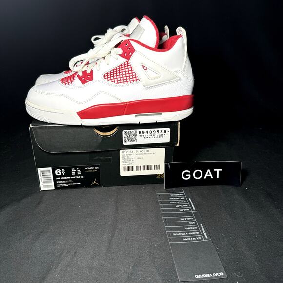 Size 6.5 - Nike Air Jordan 4 Retro BG Alternate 89 2016 Shoes - Picture 9 of 9